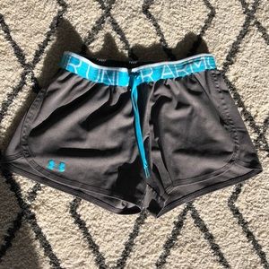 ✨SOLD✨ Grey and Blue Under Armour Shorts